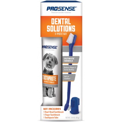 8in1 набор для ухода за зубами для собак Pro-Sense 3 предмета
