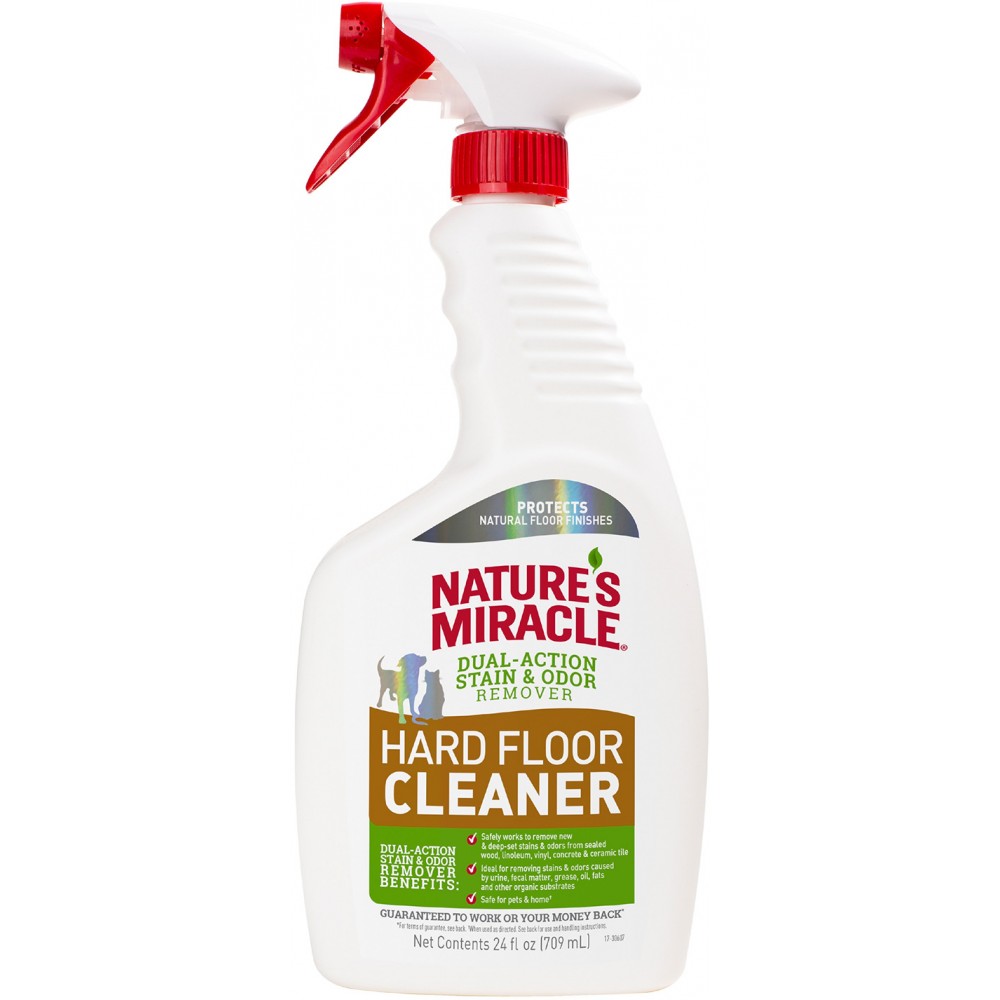 Nature's Miracle Hard Floor Cleaner спрей от пятен и запахов для твердых покрытий полов 710 мл.