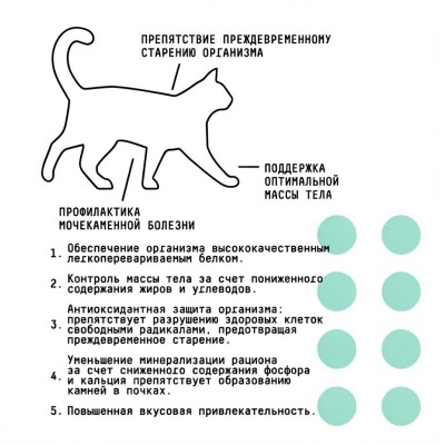 AJO Cat Sterile Сухой полнорационный корм для активных стерилизованных кошек с высоким содержанием белка с индейкой и уткой 10 кг