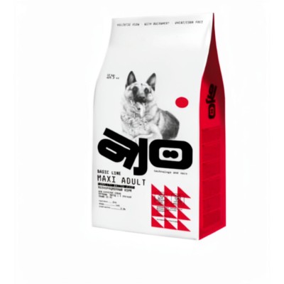 AJO Dog Maxi Adult Сухой корм для взрослых собак крупных пород оленина и индейка с гречкой 12 кг.