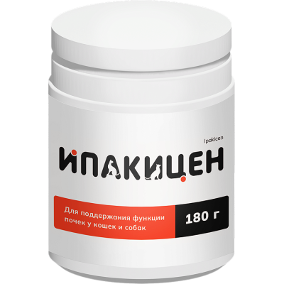 Apicenna Ипакицен кормовая добавка для поддержания функции почек у кошек и собак 180 гр