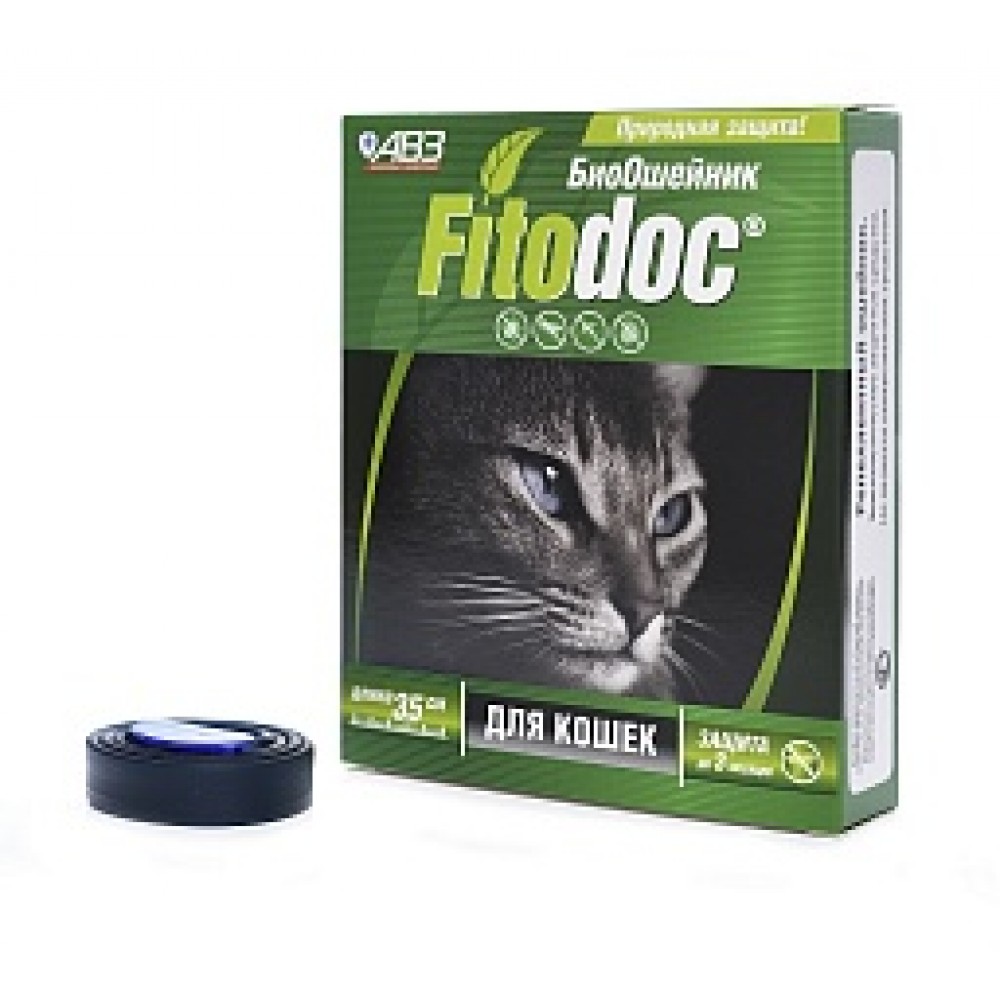 Fitodoc Био ошейник репеллентный для кошек 35 см.