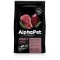 AlphaPet Superpremium Сухой полнорационный корм с говядиной и потрошками для взрослых собак средних пород 2 кг.