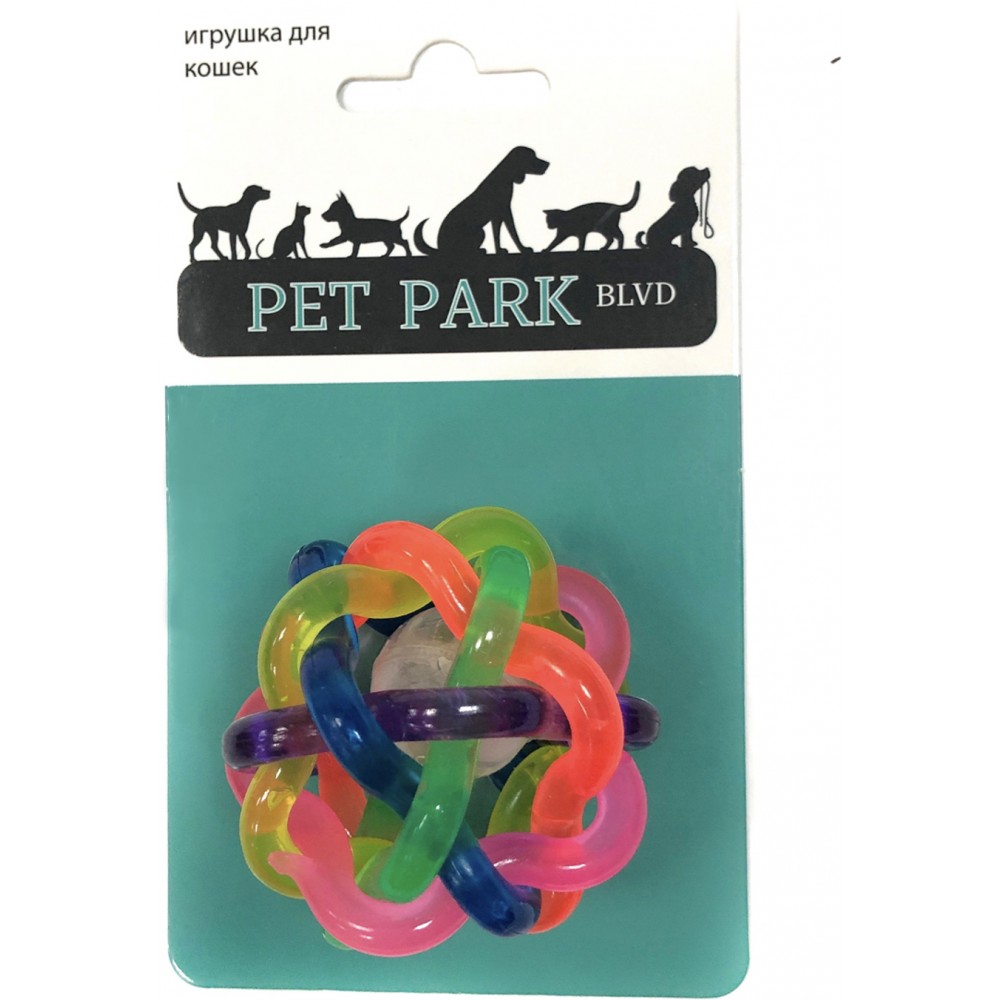 Petpark игрушка для кошек  Мячик светящийся, пластик