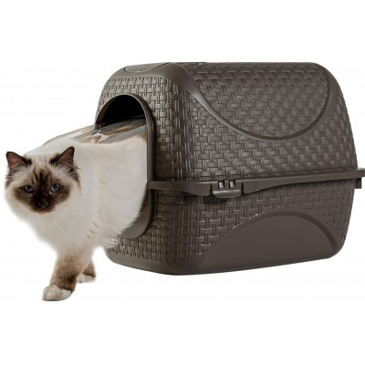 Bama Pet био-туалет для кошек PRIVE 42х50,5х39,6h см, коричневый