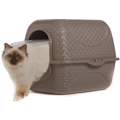 Bama Pet био-туалет для кошек PRIVE 42х50,5х39,6h см, коричневый