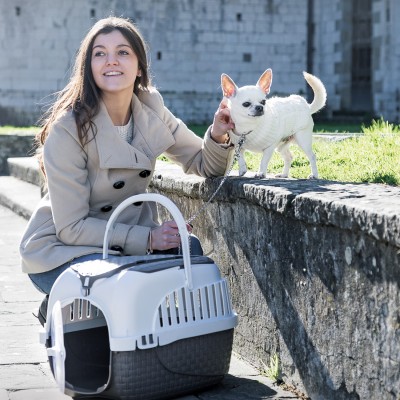Bama Pet переноска KENNEL TOUR 52х33х34h см до 7 кг, коричневая