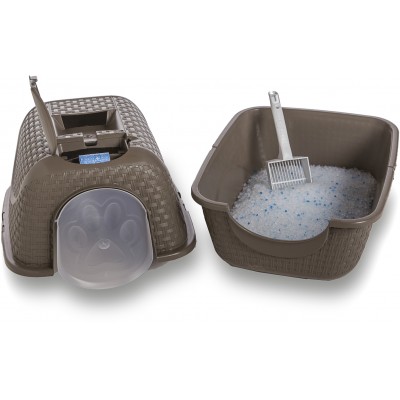 Bama Pet био-туалет для кошек PRIVE 42х50,5х39,6h см, коричневый