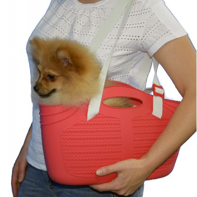 Bama Pet сумка-переноска для собак мини-пород и кошек MIA 40x15x24hсм, красная