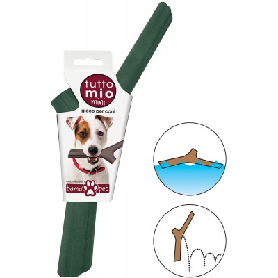 Bama Pet игрушка для собак палочка TUTTO MIO 25см, резиновая, цвета в ассортименте