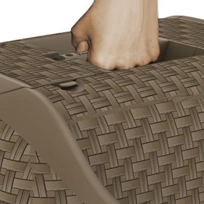 Bama Pet био-туалет для кошек PRIVE 42х50,5х39,6h см, коричневый