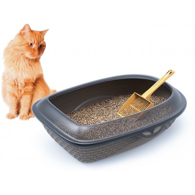 Bama Pet туалет-лоток для кошек SABBIA 59,5х40,3х18h см, белый