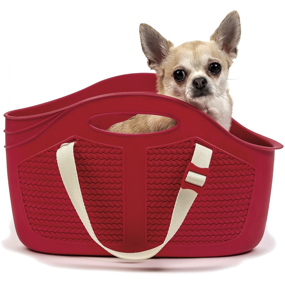 Bama Pet сумка-переноска для собак мини-пород и кошек MIA 40x15x24hсм, красная