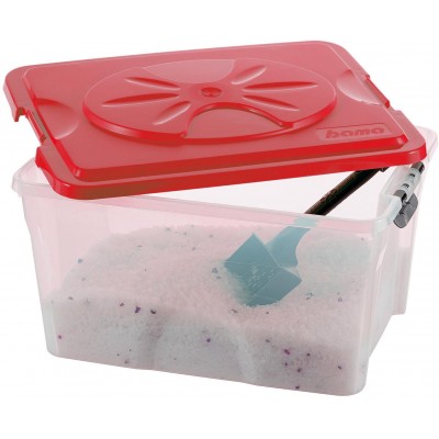 Bama Pet контейнер для хранения корма SIM BOX 18л 40x30x22h см, прозрачный