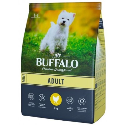 Mr.Buffalo Adult Mini Сухой корм для взрослых собак мелких пород курица 2 кг.