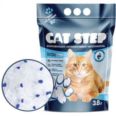 Cat Step Arctic Blue Наполнитель силикагель 1,67 кг. (3,8 л.)