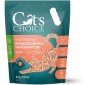 Cat's choice Растительный комкующийся наполнитель тофу с ароматом "Персик" 6л/2,5 кг