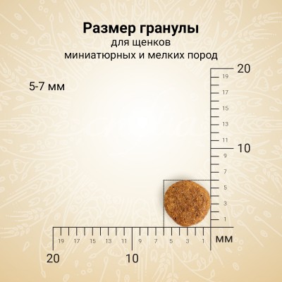 Craftia NATURA Сухой корм для щенков миниатюрных и мелких пород из ягненка с перепелкой 640 гр.