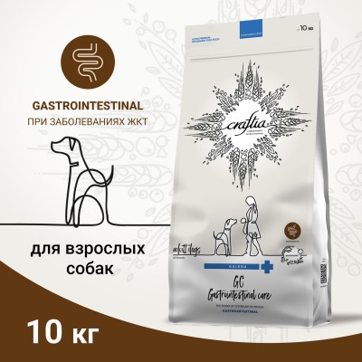 Craftia Galena Dog Gastrointestinal Care Ветеринарная диета для собак при заболеваниях ЖКТ  10 кг