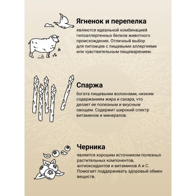 Craftia Natura Сухой корм для щенков средних и крупных пород из ягненка с перепелкой 7 кг