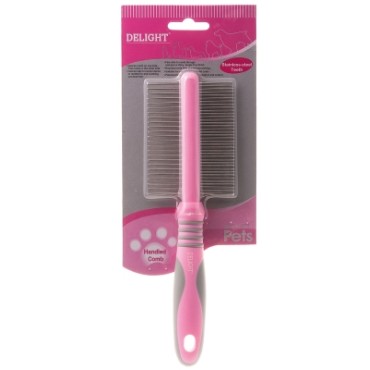 DeLIGHT ROSE Расческа с кольцами двухсторонняя