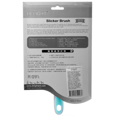 DeLIGHT AQUA Пуходерка пластик с каплей большая