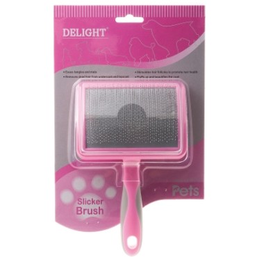 DeLIGHT ROSE Пуходерка пластик с каплей большая