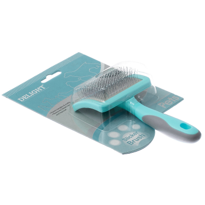 DeLIGHT AQUA Пуходерка пластик с каплей малая