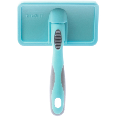 DeLIGHT AQUA Пуходерка пластик с каплей средняя