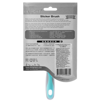 DeLIGHT AQUA Пуходерка пластик мягкий корд малая