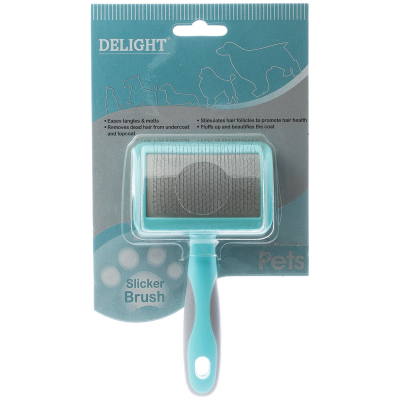 DeLIGHT AQUA Пуходерка пластик мягкий корд малая