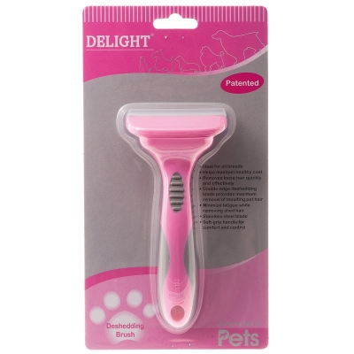 DeLIGHT ROSE Дешеддер средний 65 зубьев