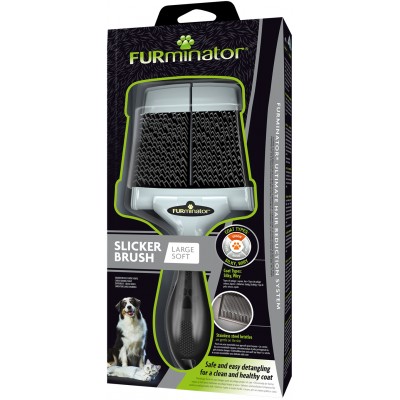 FURminator Пуходерка с мягкими щетинками
