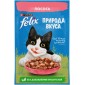 FELIX® Влажный корм Природа вкуса для взрослых кошек с лососем в соусе 75 гр