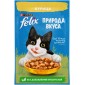Felix Природа вкуса пауч влажный  корм для взрослых кошек, с курицей 75 гр.