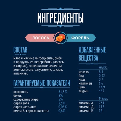 FELIX® Влажный корм Вкусный паштет для взрослых кошек со вкусом лосося и форели 75 гр