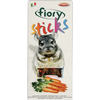 Fiory палочки для шиншилл Sticks с морковью 2х40 гр.
