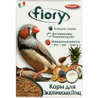 Fiory корм для экзотических птиц Esotici 400 гр.