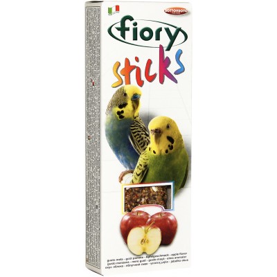  Fiory палочки для попугаев Sticks с яблоком 2х30 гр.