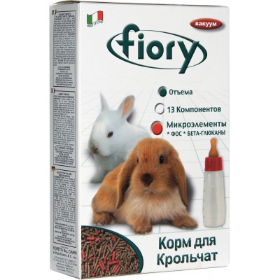 Fiory корм для крольчат Puppypellet гранулированный 850 гр.