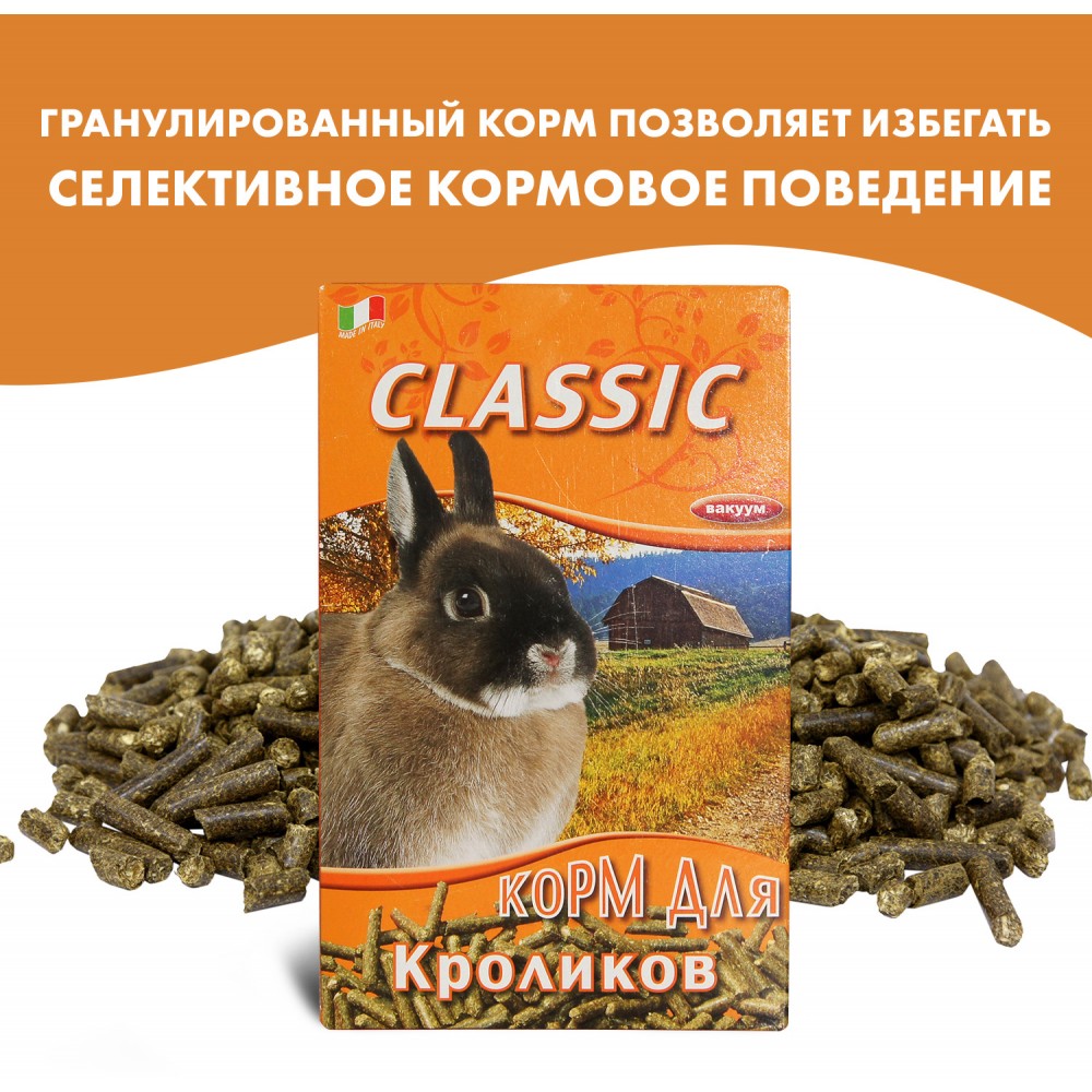 Fiory корм для кроликов Classic гранулированный 680 гр.