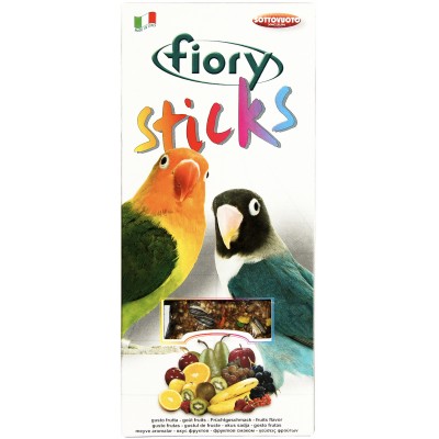 Fiory палочки для средних попугаев Sticks с фруктами 2х60 гр.