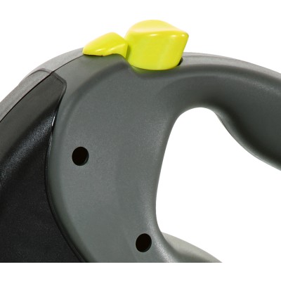 Flexi рулетка Giant Neon L (до 50 кг) светоотражающий ремень 8 м