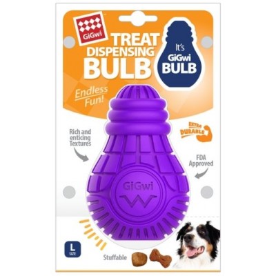 Gigwi Bulb Rubber Игрушка для собак "Резиновая лампочка" 12 см.