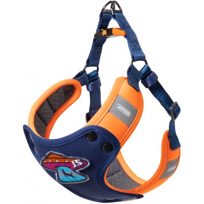 Joyser Walk Mood Harness M Мягкая шлейка для собак оранжевая