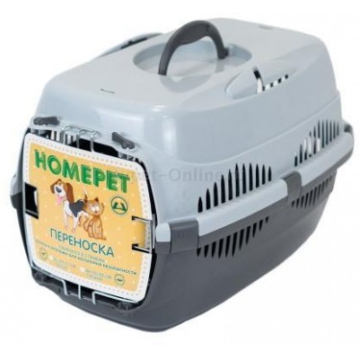 Homepet Сумка-переноска для животных, серый 49 х 33 х 32 см