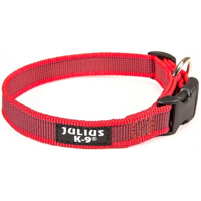 Julius-K9 Ошейник для собак Color & Gray (39-65см/2,5см), красно-серый