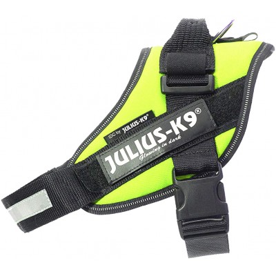 Julius-K9 шлейка для собак IDC®-Powerharness 0 (58-76см/ 14-25кг), зеленый неон