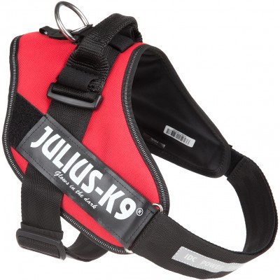 Julius-K9 шлейка для собак IDC®-Powerharness 0 (58-76см/ 14-25кг), красный