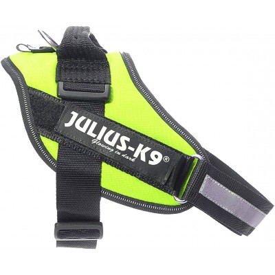 Julius-K9 шлейка для собак IDC®-Powerharness 1 (63-85см/ 23-30кг), зеленый неон